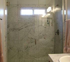 how can i remove lime scale from marble tile, I took care of cleaning the shower glass which looks great But the marble inside the shower is quite coated with white scale although hard to see in this photo