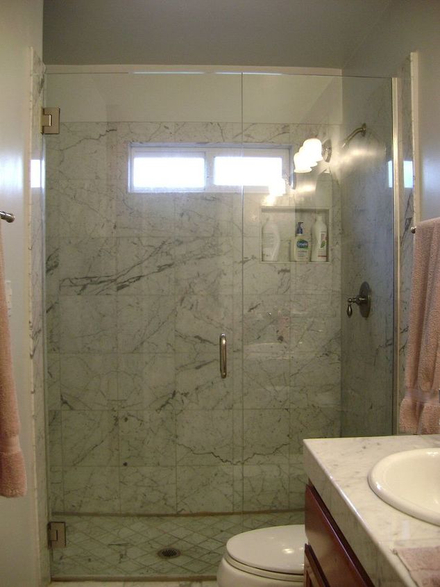 how can i remove lime scale from marble tile, I took care of cleaning the shower glass which looks great But the marble inside the shower is quite coated with white scale although hard to see in this photo