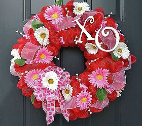 new year new wreaths, crafts, seasonal holiday decor, valentines day ideas, wreaths, Valentine s Day wreath that s full of happiness