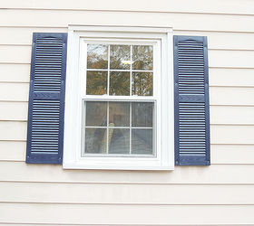 painted shutters using my homeright paint sprayer, curb appeal, diy, home maintenance repairs, painting