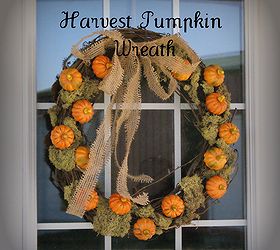 Harvest Pumpkin Wreath Tutorial