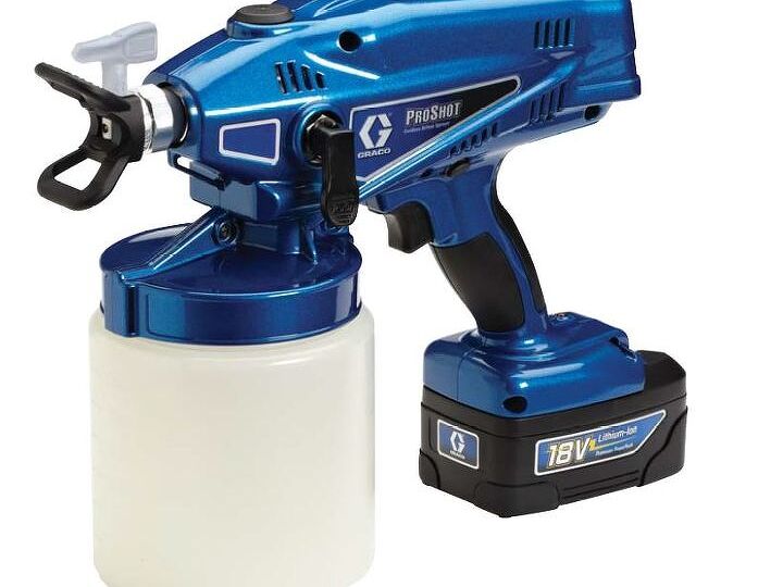 q to spray or not to spray, painting, tools, Pro Shot by Graco Available through Sherwin Williams