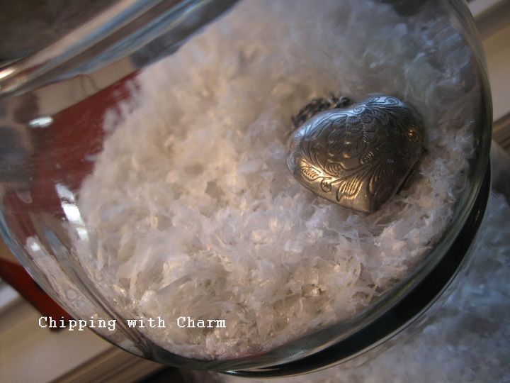 a fish bowl snowman, seasonal holiday d cor, Of course he has a heart