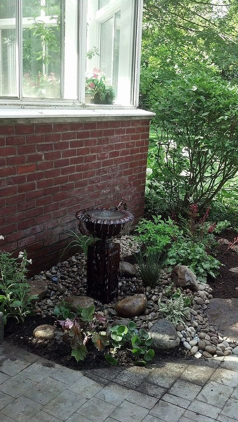 new water feature urn, outdoor living, ponds water features, All finished