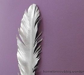 target inspired feather wall art, crafts, home decor