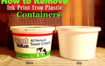 How to Remove Ink From Plastic Containers so You Can Reuse Them
