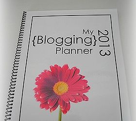 2013 Blog Planner