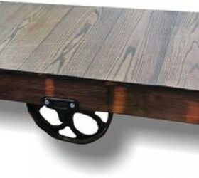 1903 industrial cart restored and made into a coffee table, painted furniture, repurposing upcycling