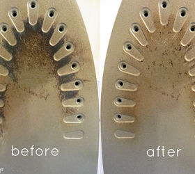 diy iron cleaner clean your burnt iron, cleaning tips
