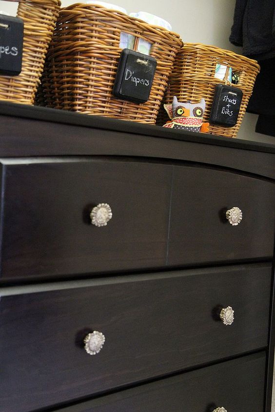a boy s room, bedroom ideas, home decor, we added antler knobs to the dresser which is hidden in the closet