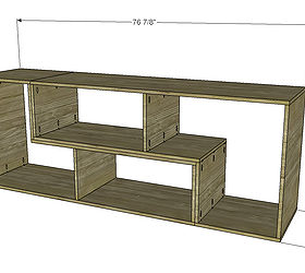 plans to build a bookcase, diy, painted furniture, woodworking projects, Flexi Bookcase