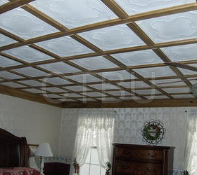 Diy Affordable Install Over Existing Popcorn Ceiling Hometalk