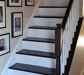 diy staircase makeover, diy, flooring, home decor, how to, stairs, Finished staircase makeover
