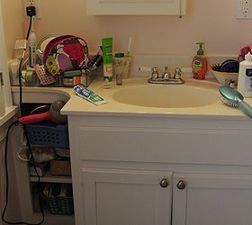 look at me now a bathroom remodel goes from crowded to spacious, bathroom ideas, home decor, tiling, The Bath Before See More