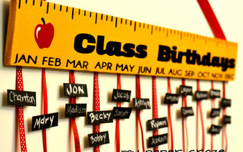Regalo de agradecimiento a los profesores: Tablero de cumpleaños de la clase