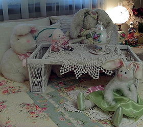 easter decor in the spare bedroom, bedroom ideas, easter decorations, home decor, seasonal holiday decor