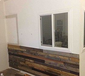 reclaimed wood wall, repurposing upcycling, wall decor, woodworking projects, Midway
