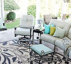 our patio has evolved into an outdoor room and an extension of our home, outdoor furniture, outdoor living, patio, rugs from overstock com I can highly recommend these rugs