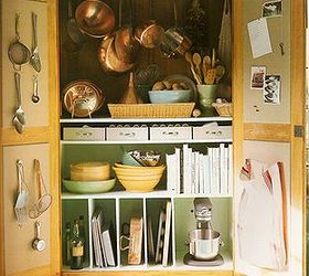 upcycle that old armoire let it spice up your kitchen, chalkboard paint, kitchen design, painted furniture, Another idea for a kitchen armoire