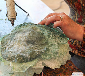 coffee filter cabbages, crafts