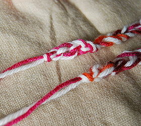 wired and woolly lettering diy, crafts, Using a simple finger knit using 2 strands and wire you can create any word for any occasion See blog for instructions