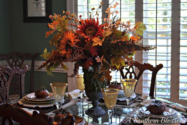 fall tablescape, flowers, gardening, home decor, landscape, outdoor living