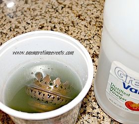 eco friendly way to oxidize patina and useful tips on using vinegar, cleaning tips, Dipped in Vinegar for more uses on using vinegar please visithttp www onemoretimeevents com 2013 09 eco friendly way to oxidizepatina html