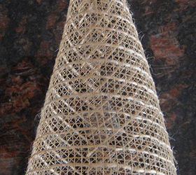 mesh ribbon angel, crafts, seasonal holiday decor, wreaths, Glue ball onto one end of mesh ribbon to form main body