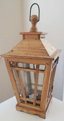 painted wood lantern project