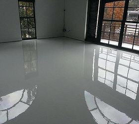 bright white epoxy and urethane floors are being installed in lofts and condos what, flooring, This was taken on a cloudy day On a sunny day its REALLY bright