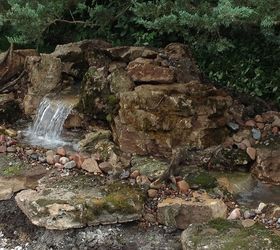barrington il pond waterfall and stream installation by gem ponds, gardening, landscape, outdoor living, ponds water features, We got power