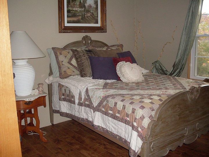full size bed for sale, painted furniture