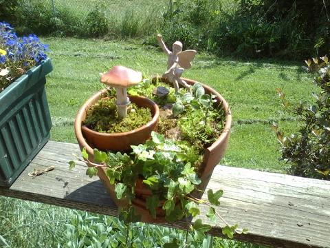 fairy pot for mom, gardening