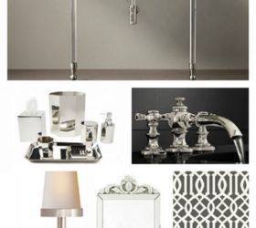 how to create a glamorous powder room, bathroom ideas, home decor