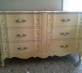q can i use wall paint on old finished wooden furniture, painted furniture, This is the dresser I have had it more than 20 years I have a matching taller one but I want to use that for something else