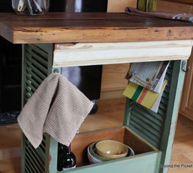 shutter island, diy, kitchen design, kitchen island, painted furniture, repurposing upcycling, woodworking projects, the drawer adds lots of storage options