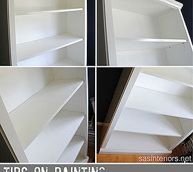 how to paint laminate furniture, painted furniture, shelving ideas, Tips on painting laminate