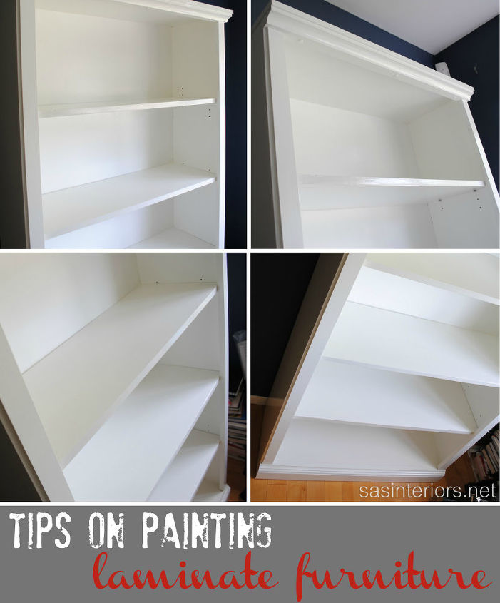 How To Paint Laminate Furniture Hometalk How To Paint Laminate Furniture Painted Shelving Ideas Tips On Painting