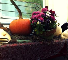 fall garden inspiration, gardening, halloween decorations, seasonal holiday d cor, Window box display