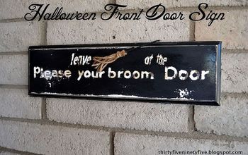 Halloween Front Door Sign