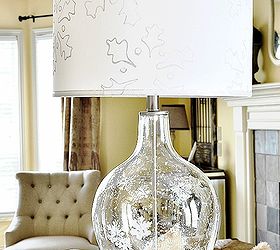 etched glass snowflake lamp holiday design challenge, lighting, seasonal holiday decor, I decided to Let it Snow
