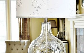 Etched Glass Snowflake Lamp~ Holiday Design Challenge