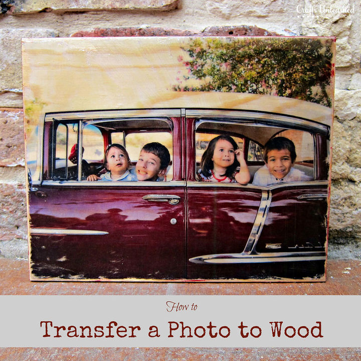 how to transfer a photo to wood, crafts, woodworking projects, Transfer a photo to wood in 5 steps