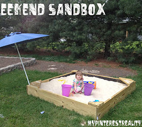 diy weekend sandbox, diy, outdoor living