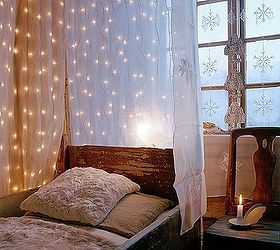 5 more new uses for old things in home decor, home decor, repurposing upcycling, 5 Christmas Lights I know I know I wish it were christmas all year round too but you can exactly leave you lights up in a Santa s Coming type fashion So why not re work these pretty twinkle lights make them applicable for