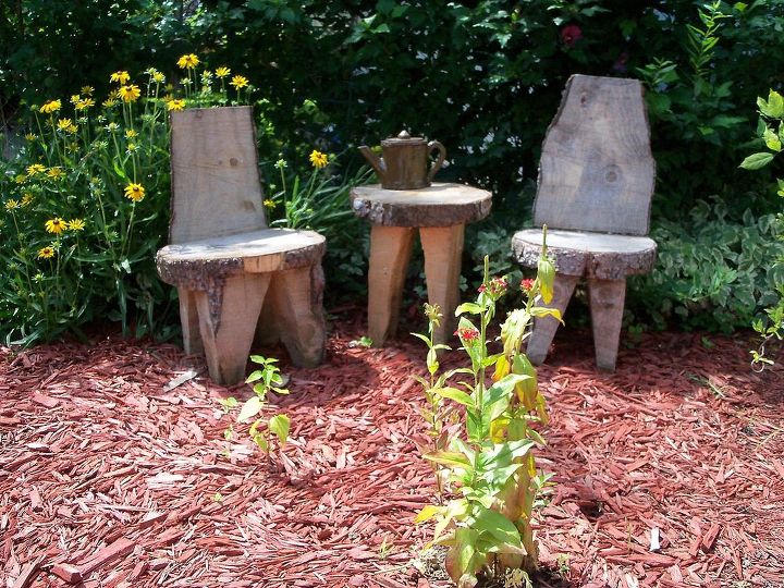 best seat in the house garden, gardening, outdoor living, sunny conversation spot