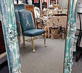 dry brush dab and dibble a mirror with chalk paint by annie sloan, chalk paint, painting, repurposing upcycling