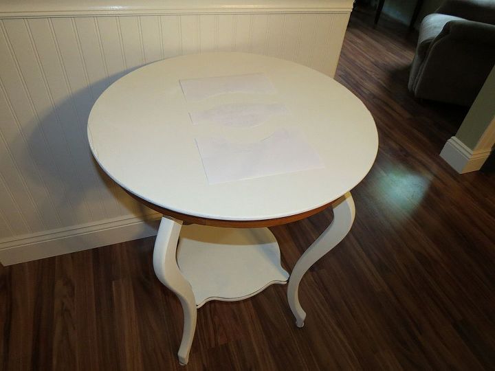 revamping a table, chalk paint, painted furniture, shabby chic