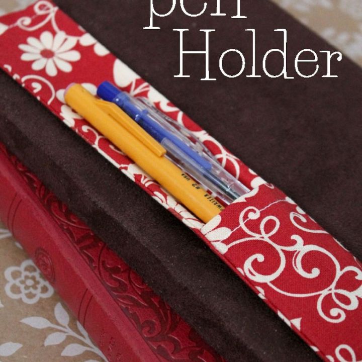 journal pen holder, crafts