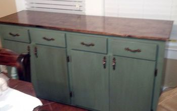 Refinished Table, Chairs and Buffet